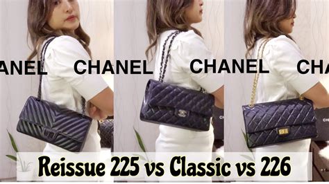 chanel reissue 226|chanel reissue vs classic flap.